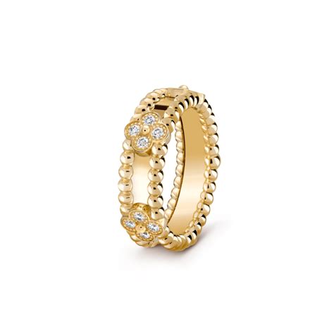 van cleef and arpels perlee replica ring|van cleef ring price.